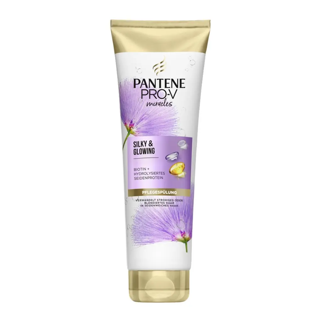 ماسک مو نرم کننده مدل SILKY & GLOWING برند پنتن | PANTENE