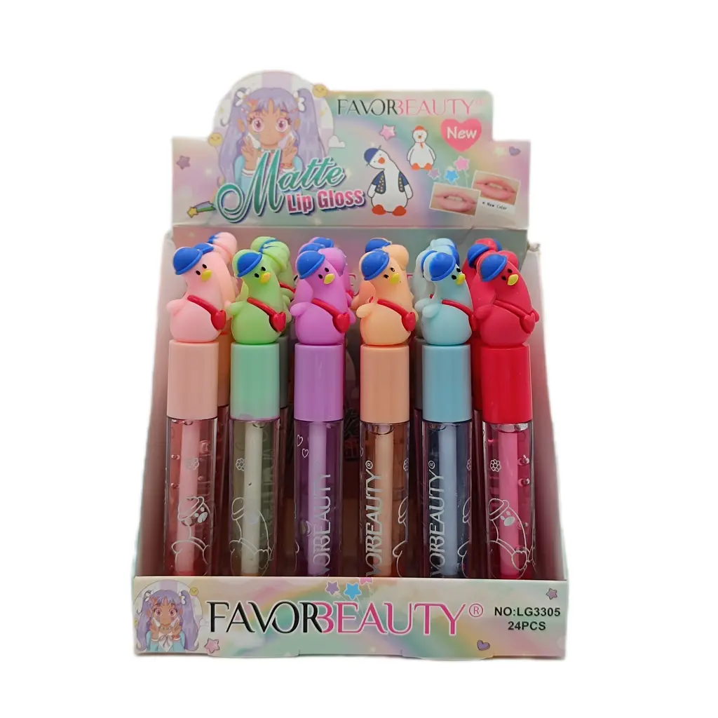 برق لب مدل پنگوئن برند فاور بیوتی | FAVOR BEAUTY