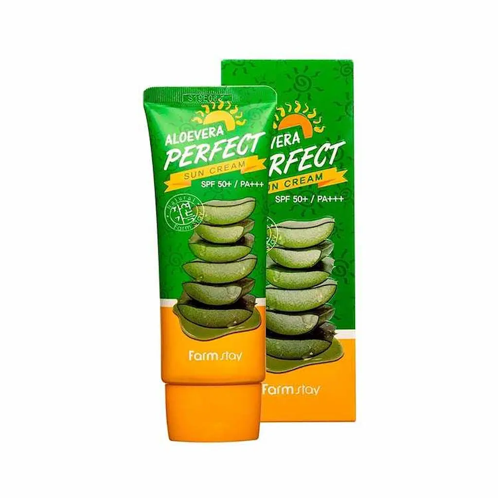 ضد آفتاب آلوئه ورا فارم استی | Farm Stay Aloe Vera Perfect Sun Cream
