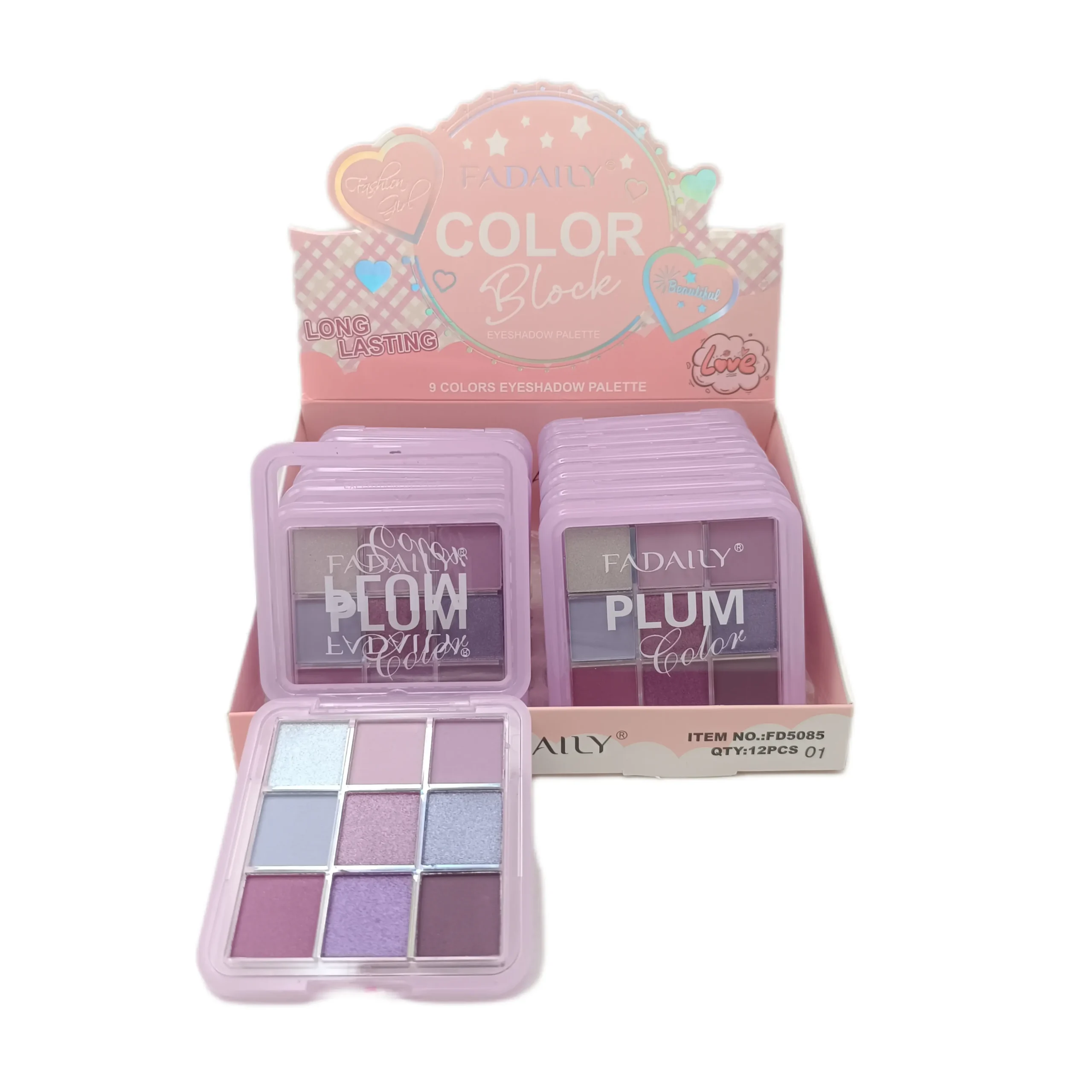 پالت سایه رنگ بنفش برند فادالی | FADAILY