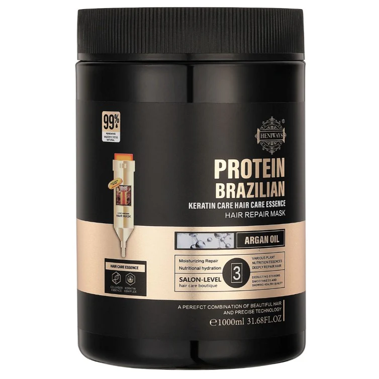 ماسک مو آرگان پروتئین برزیلی هنیوی Brazilian protein hair mask