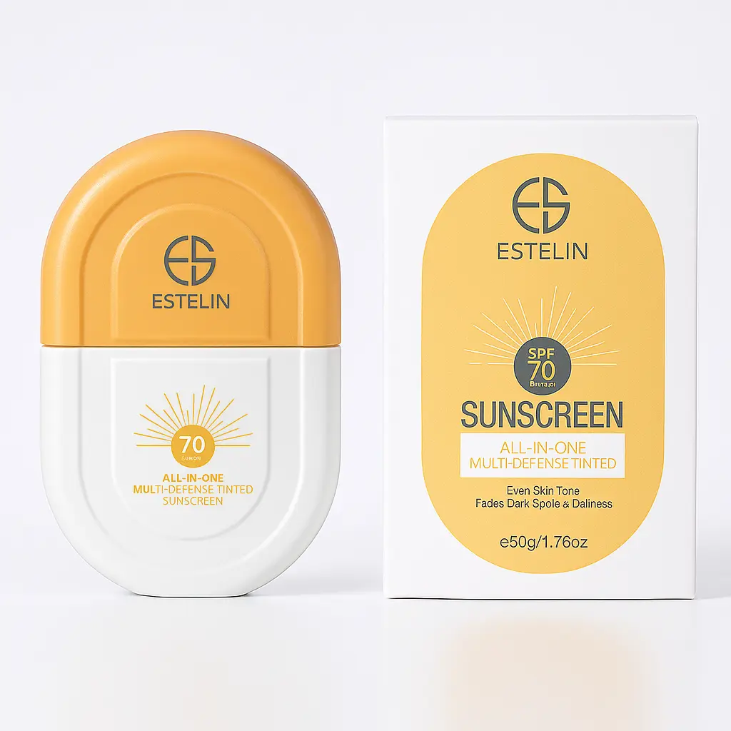 کرم ضد آفتاب رنگیSPF 70 برنداستلین | STELIN