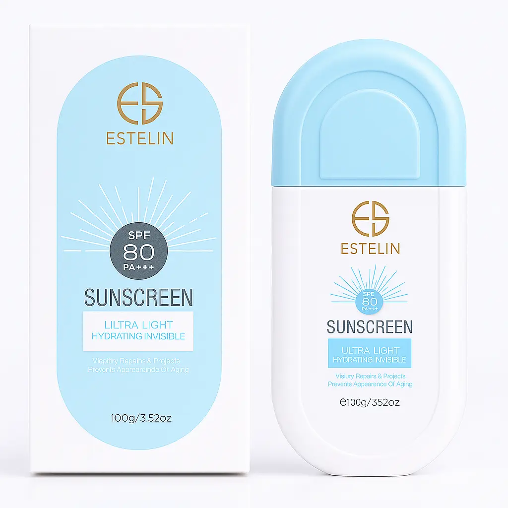 کرم ضد آفتاب بی‌رنگ  SPF 80 برند استلین | Estelin