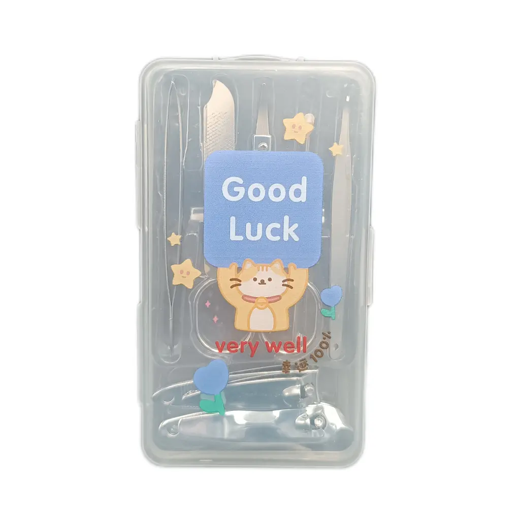 پک مانیکور مدل گربه GOOD LUCK