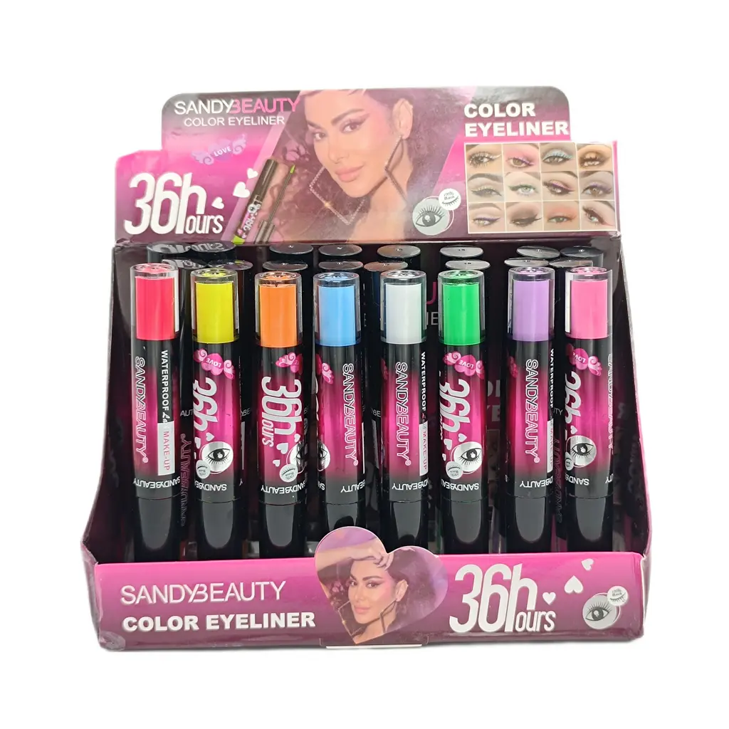 خط چشم مایع رنگی برند سندی بیوتی | SANDY BEAUTY