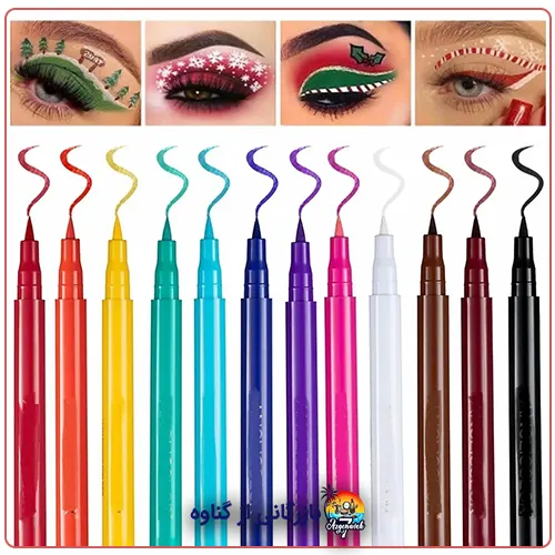 خط چشم رنگی ماژیکی برند رومانتیک مات ROMANTIC MATTE