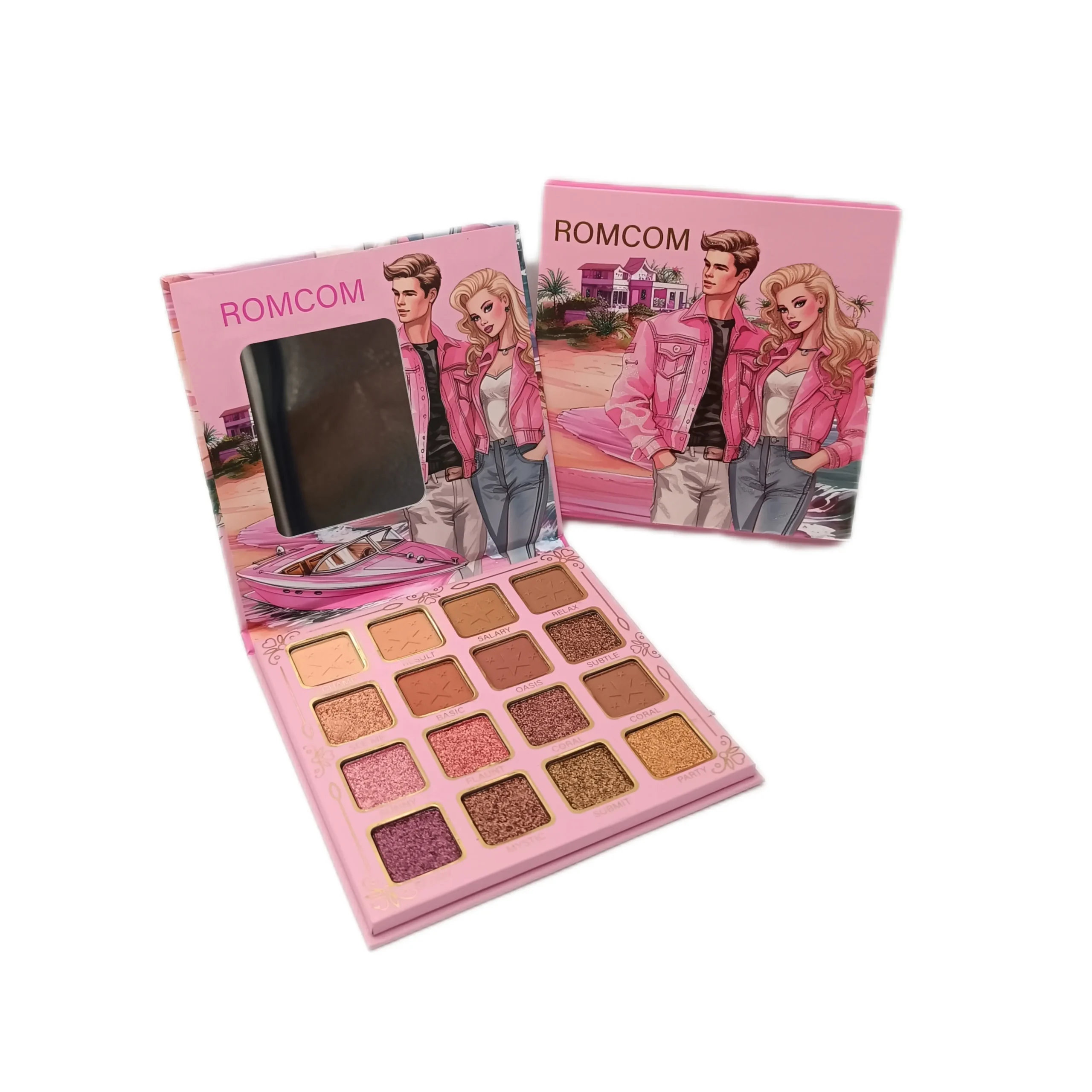 پالت سایه شانزده رنگ طرح دختر و پسر رام کام | ROMCOM