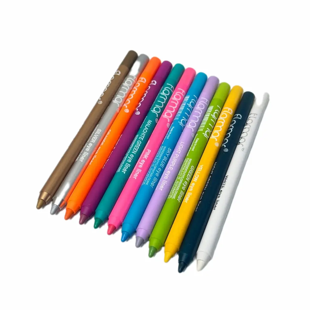 مداد چشم رنگی نئونی مدل شمعی برند فلورمار | FLORMAR