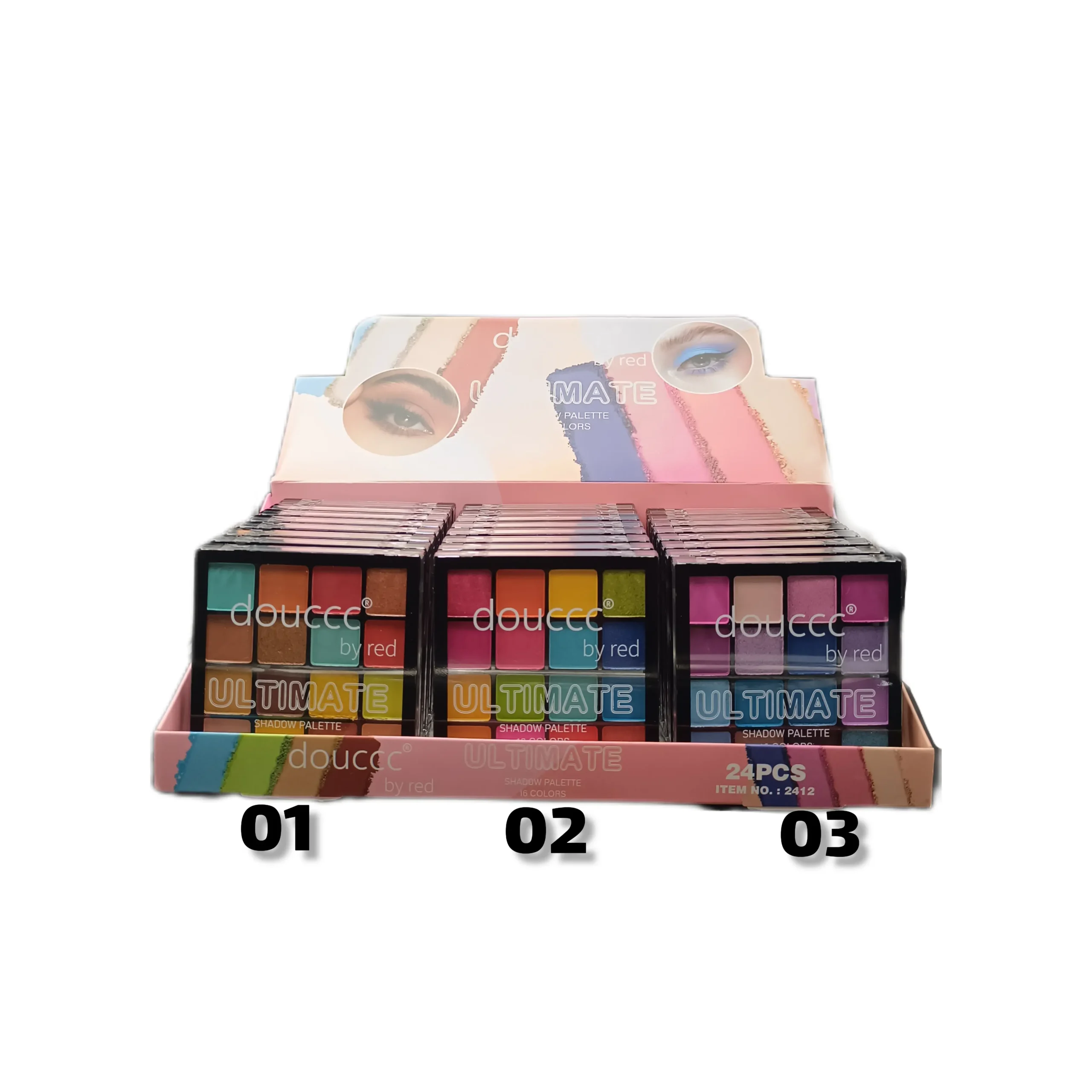 پالت سایه چشم 16 رنگ مدل ULTIMATE دوسه | DOUCCC