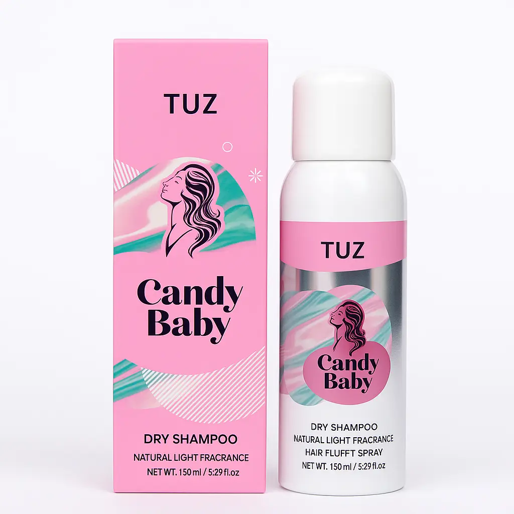 شامپوی خشک مدل کندی بی بی برند توز | TUZ Candy Baby