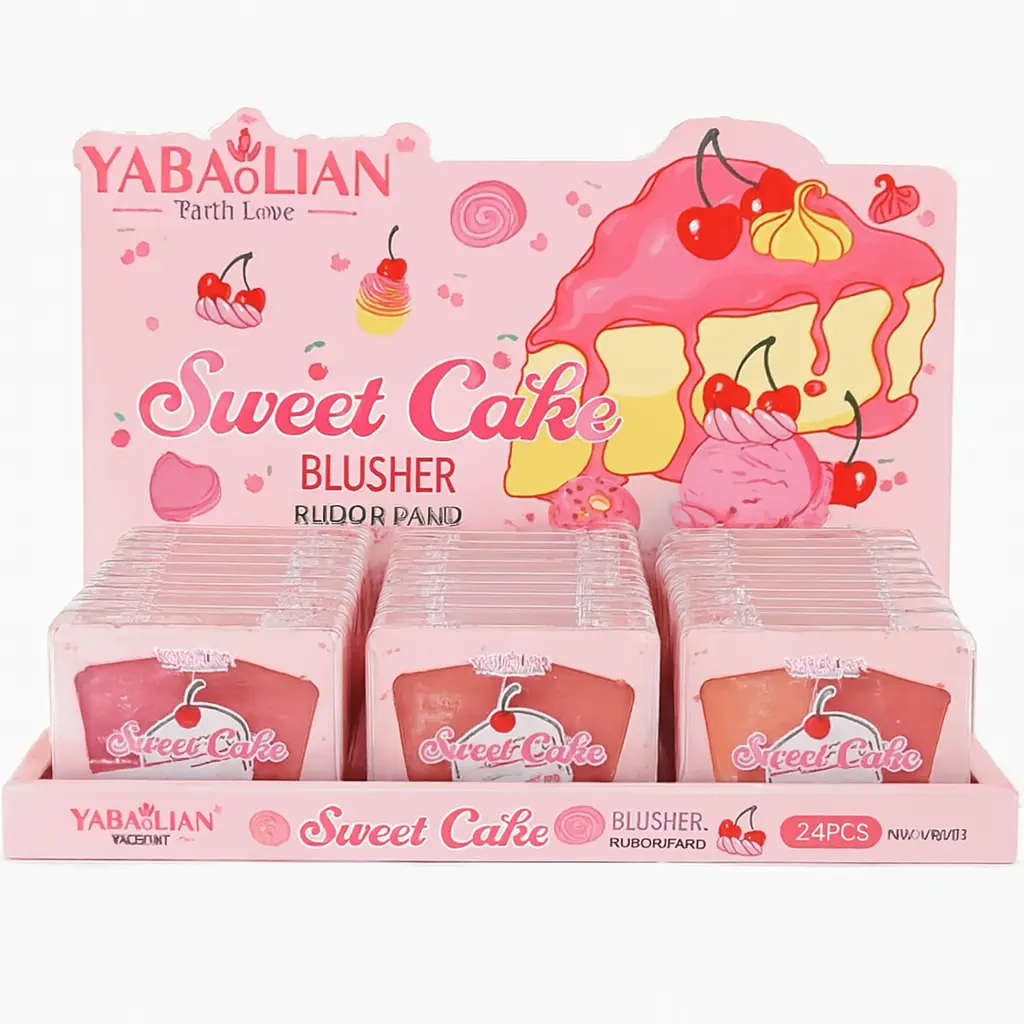 رژگونه مدل کیک و گیلاس برند یابالیان | YABAOLIAN