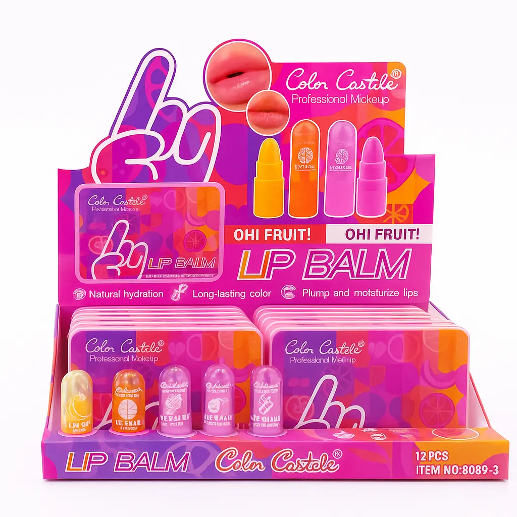 بالم لب دایره ای میوه ای کالر کَسِتل | Color Castle